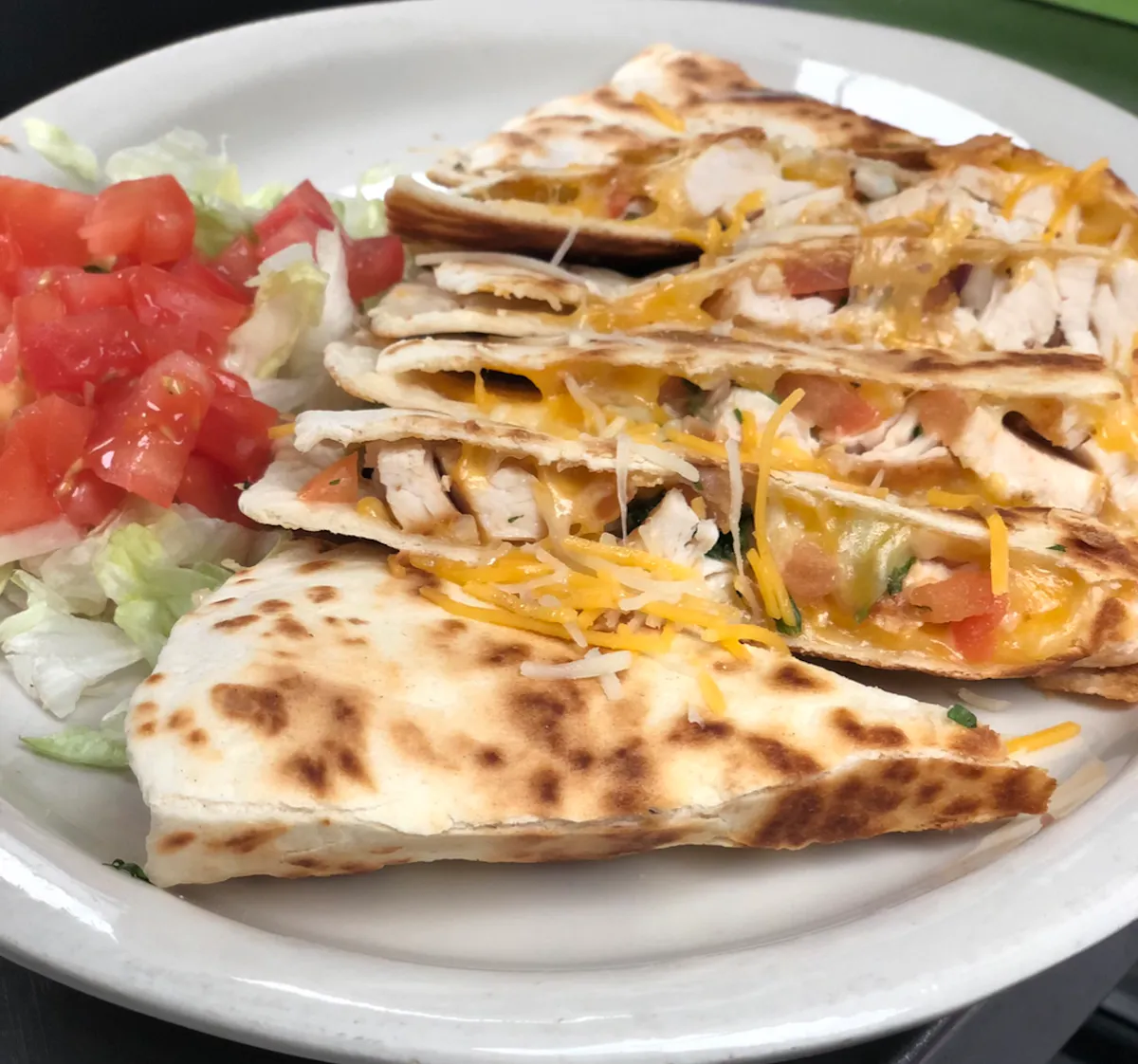 a plate of food
